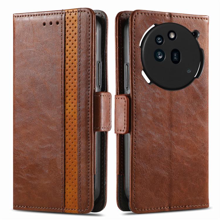 For Nothing Phone 3a CaseNeo Splicing Dual Magnetic Buckle Leather Phone Case