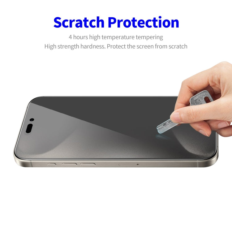 For iPhone 16 Pro Max ENKAY Hat-Prince 28 Degree Anti-peeping Privacy Tempered Glass Film