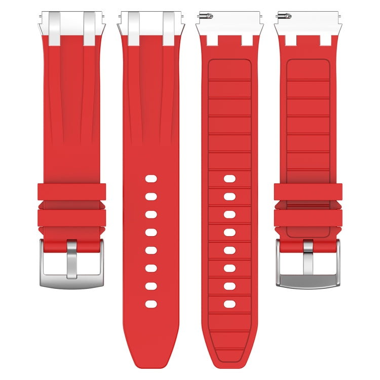 For Xiaomi Watch 2 22mm Quick Release Silver Buckle Royal Silicone Watch Band