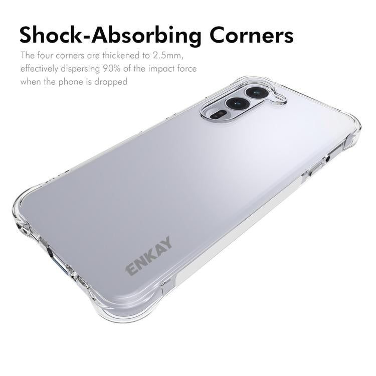 For Fujitsu Arrows Alpha F-51F ENKAY Hat-Prince Transparent TPU Shockproof Phone Case