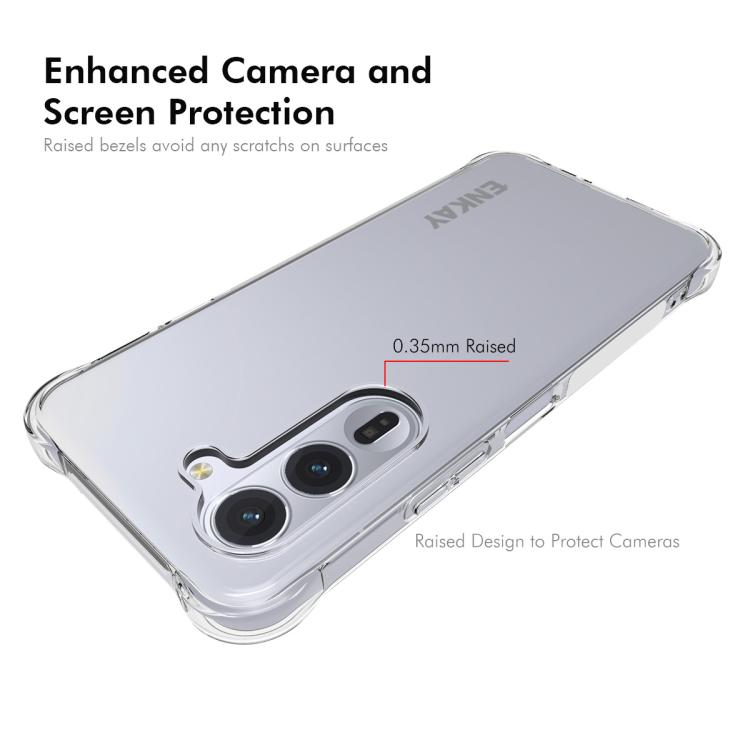 For Fujitsu Arrows Alpha F-51F ENKAY Hat-Prince Transparent TPU Shockproof Phone Case