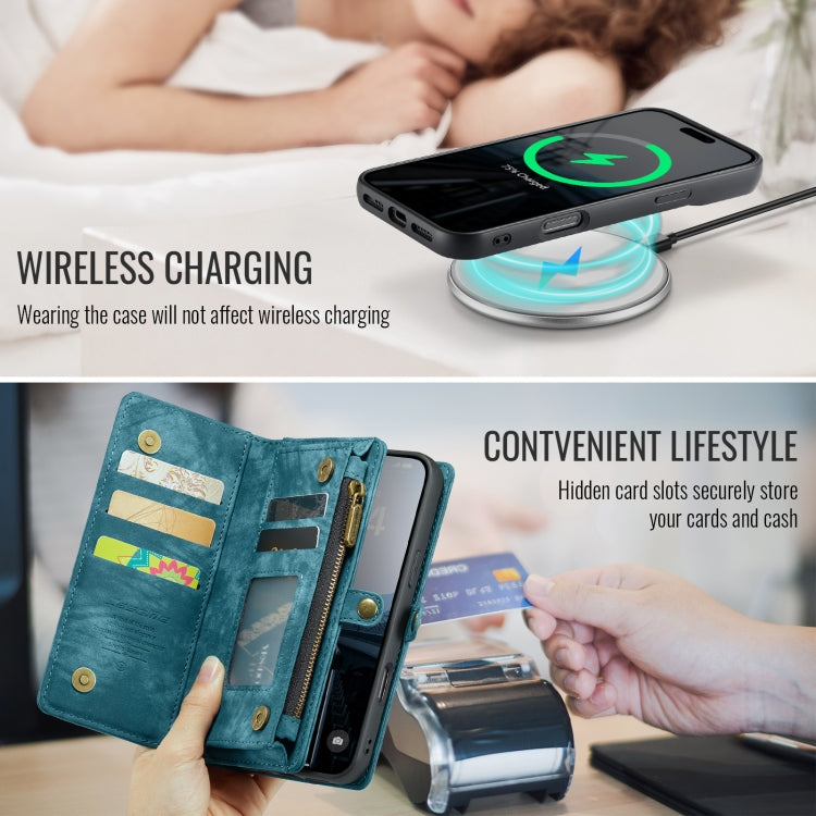 For iPhone 16 CaseMe 008 Detachable Multifunctional Leather Phone Case