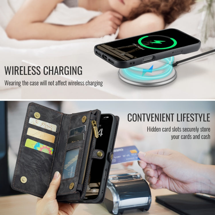 For iPhone 16 CaseMe 008 Detachable Multifunctional Leather Phone Case