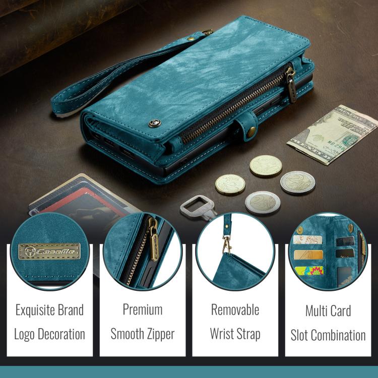 For iPhone 17e / 16e CaseMe 008 Detachable Multifunctional Leather Phone Case