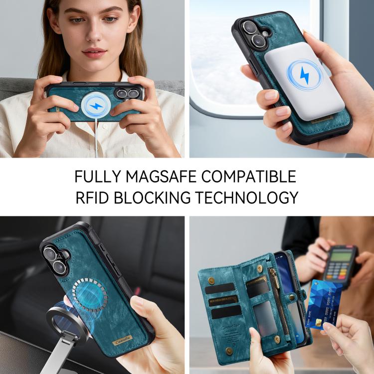 For iPhone 17 CaseMe 008 Detachable Multifunctional Leather Phone Case