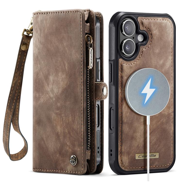 For iPhone 17 CaseMe 008 Detachable Multifunctional Leather Phone Case