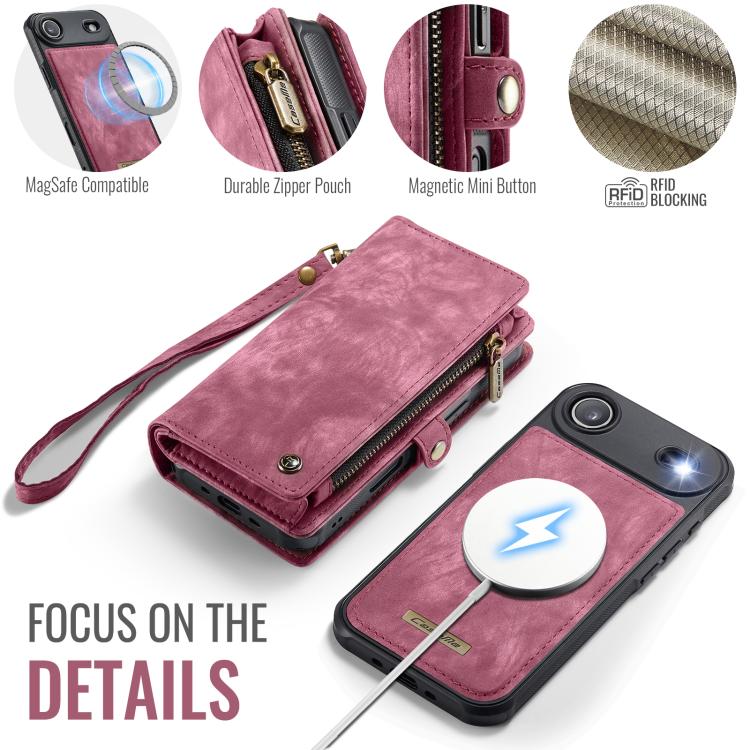 For iPhone Air CaseMe 008 Detachable Multifunctional Leather Phone Case