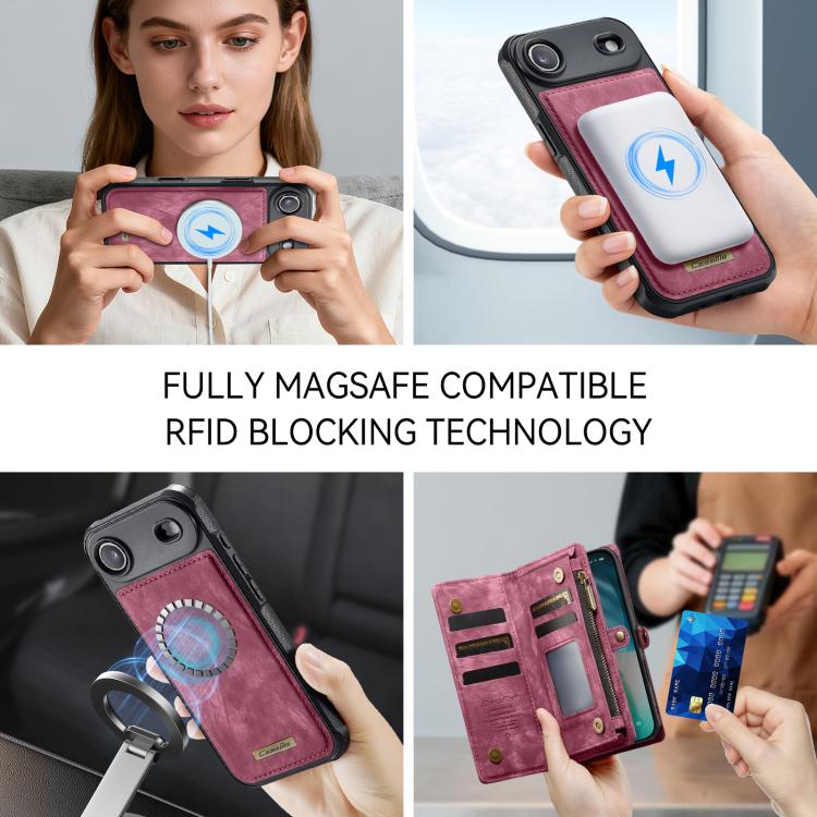 For iPhone Air CaseMe 008 Detachable Multifunctional Leather Phone Case