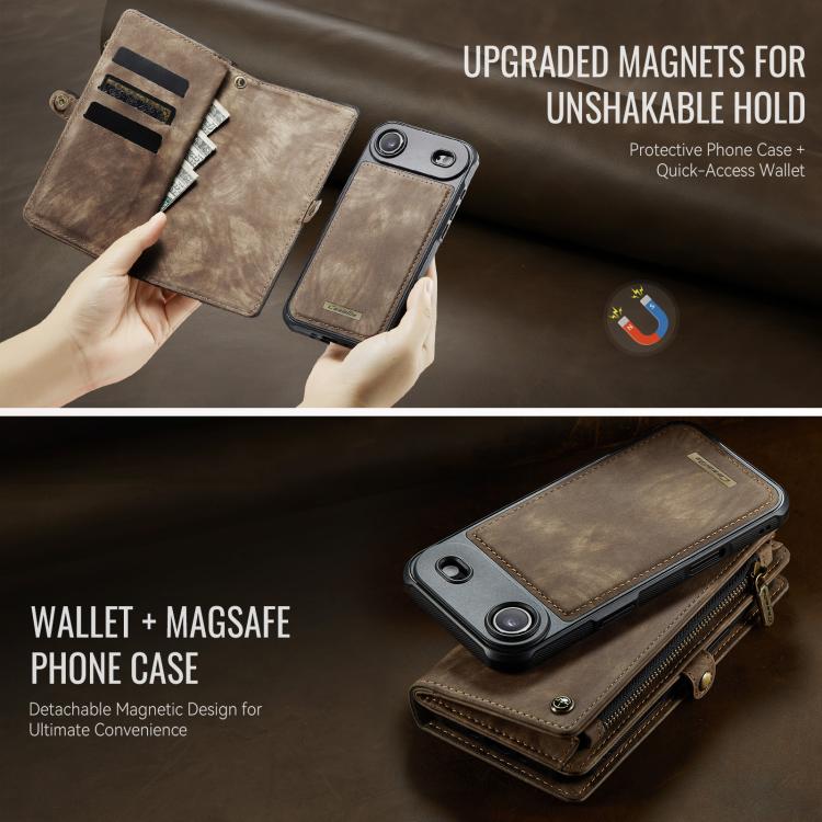 For iPhone Air CaseMe 008 Detachable Multifunctional Leather Phone Case