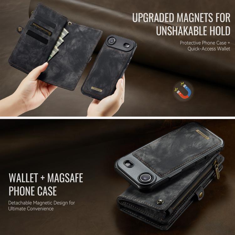 For iPhone Air CaseMe 008 Detachable Multifunctional Leather Phone Case