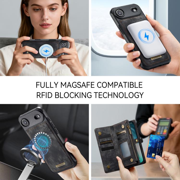 For iPhone Air CaseMe 008 Detachable Multifunctional Leather Phone Case