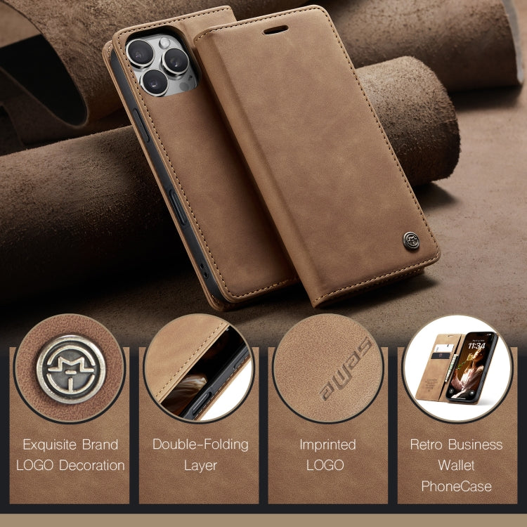 For iPhone 16 Pro Max CaseMe 013 Multifunctional Horizontal Flip Leather Phone Case