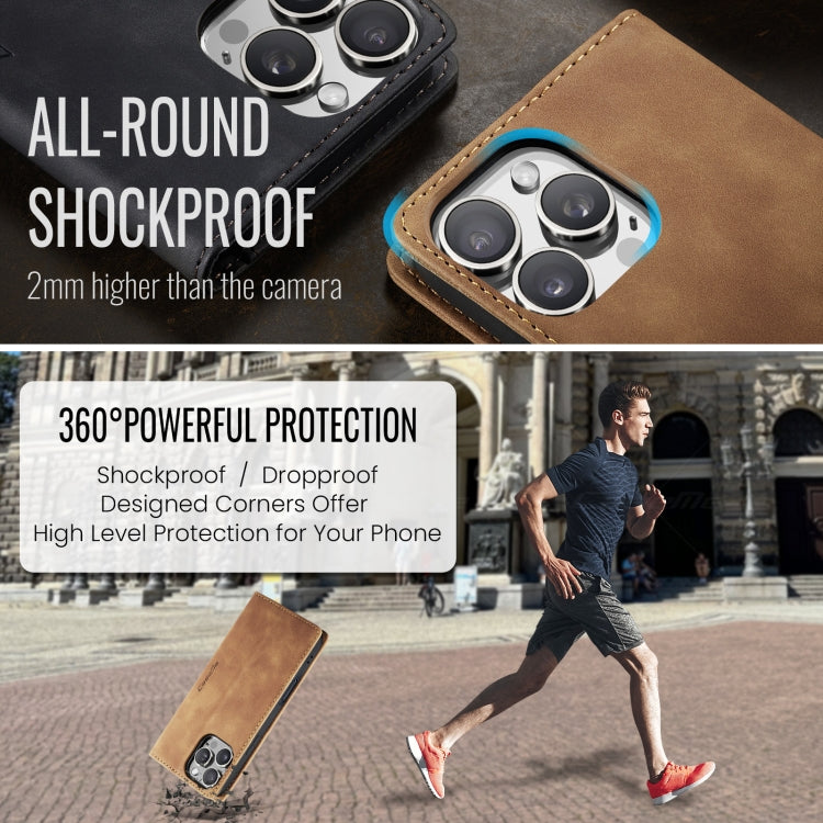 For iPhone 16 Pro Max CaseMe 013 Multifunctional Horizontal Flip Leather Phone Case