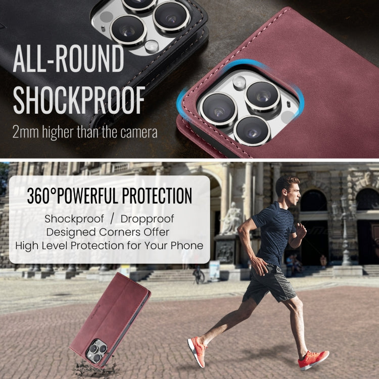 For iPhone 16 Pro Max CaseMe 013 Multifunctional Horizontal Flip Leather Phone Case