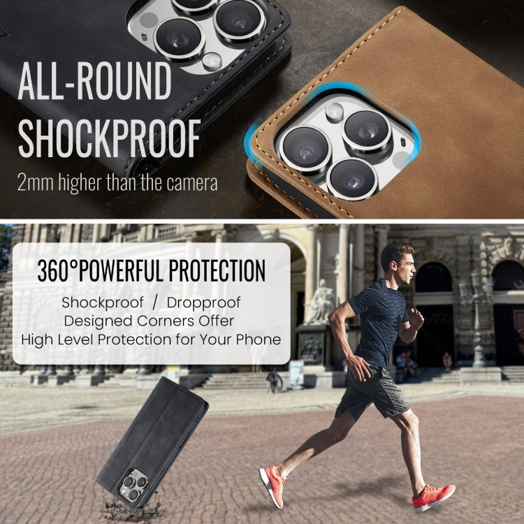 For iPhone 16 Pro Max CaseMe 013 Multifunctional Horizontal Flip Leather Phone Case
