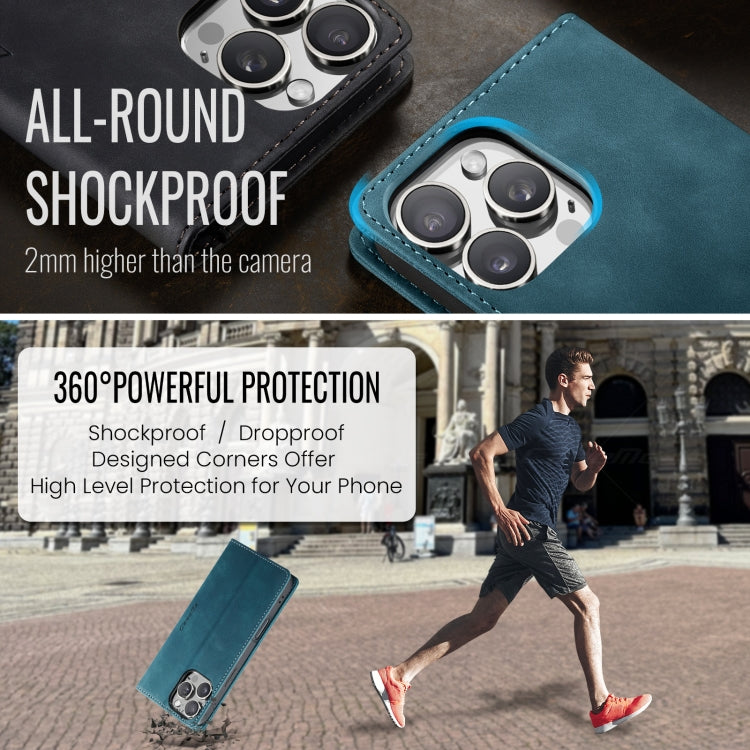 For iPhone 16 Pro CaseMe 013 Multifunctional Horizontal Flip Leather Phone Case