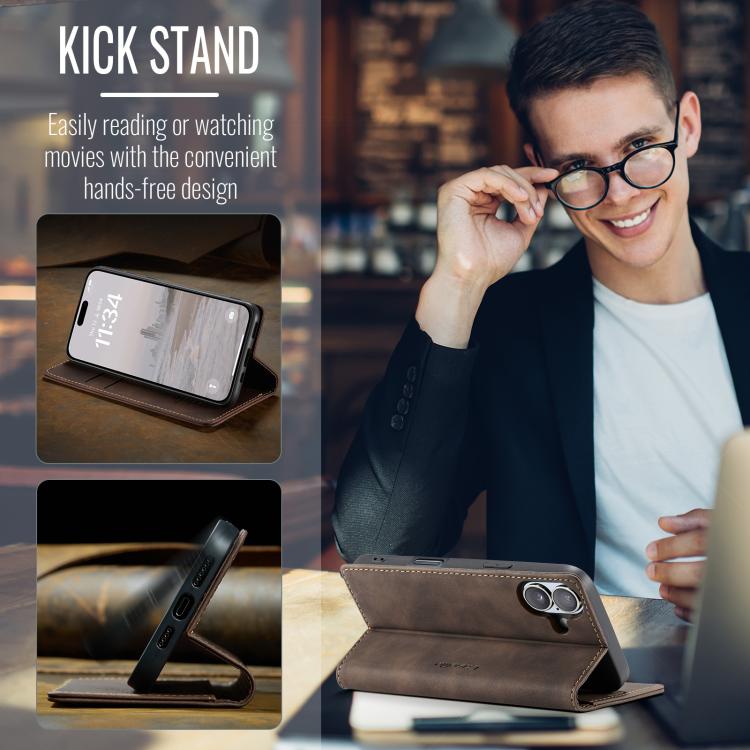 For iPhone 17 CaseMe 013 Multifunctional Horizontal Flip Leather Phone Case