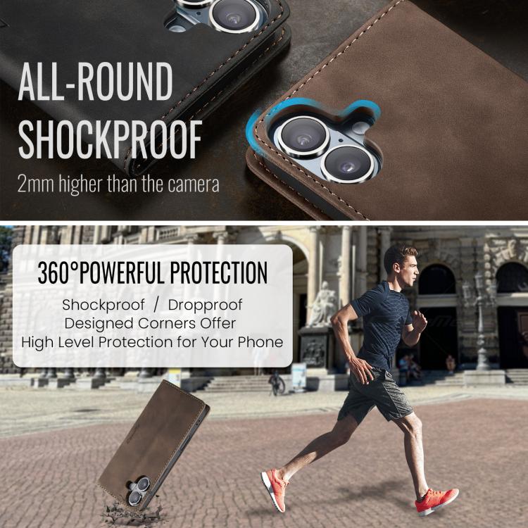 For iPhone 17 CaseMe 013 Multifunctional Horizontal Flip Leather Phone Case