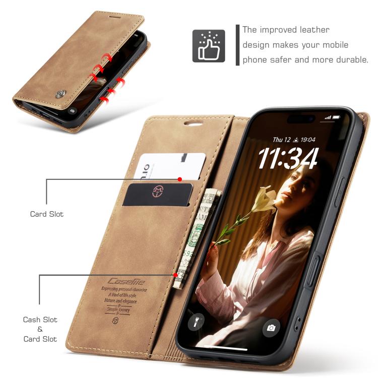 For iPhone 17 CaseMe 013 Multifunctional Horizontal Flip Leather Phone Case