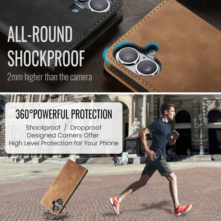 For iPhone 17 CaseMe 013 Multifunctional Horizontal Flip Leather Phone Case