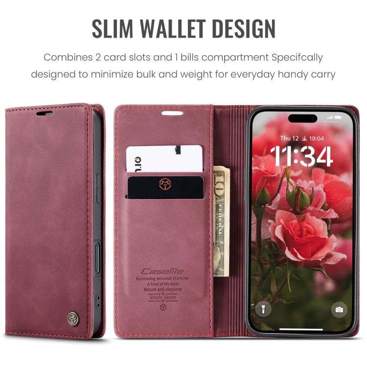 For iPhone 17 CaseMe 013 Multifunctional Horizontal Flip Leather Phone Case