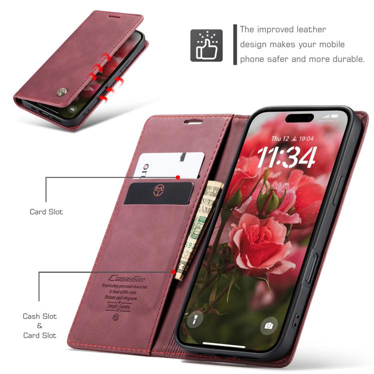 For iPhone 17 CaseMe 013 Multifunctional Horizontal Flip Leather Phone Case