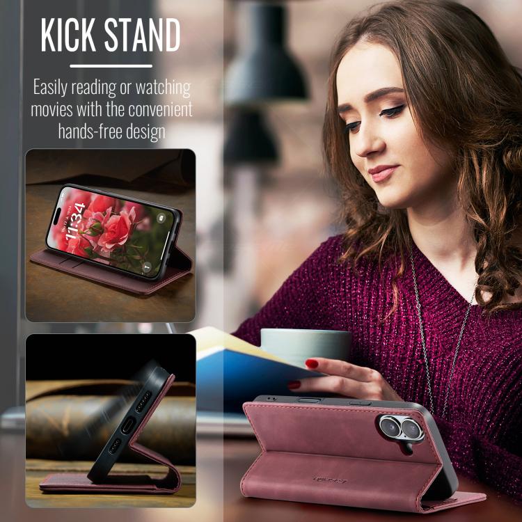 For iPhone 17 CaseMe 013 Multifunctional Horizontal Flip Leather Phone Case