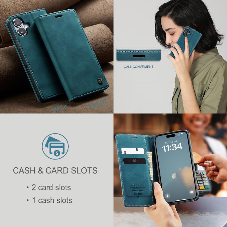 For iPhone 17 CaseMe 013 Multifunctional Horizontal Flip Leather Phone Case