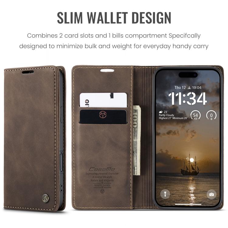 For iPhone 17 Pro CaseMe 013 Multifunctional Horizontal Flip Leather Phone Case