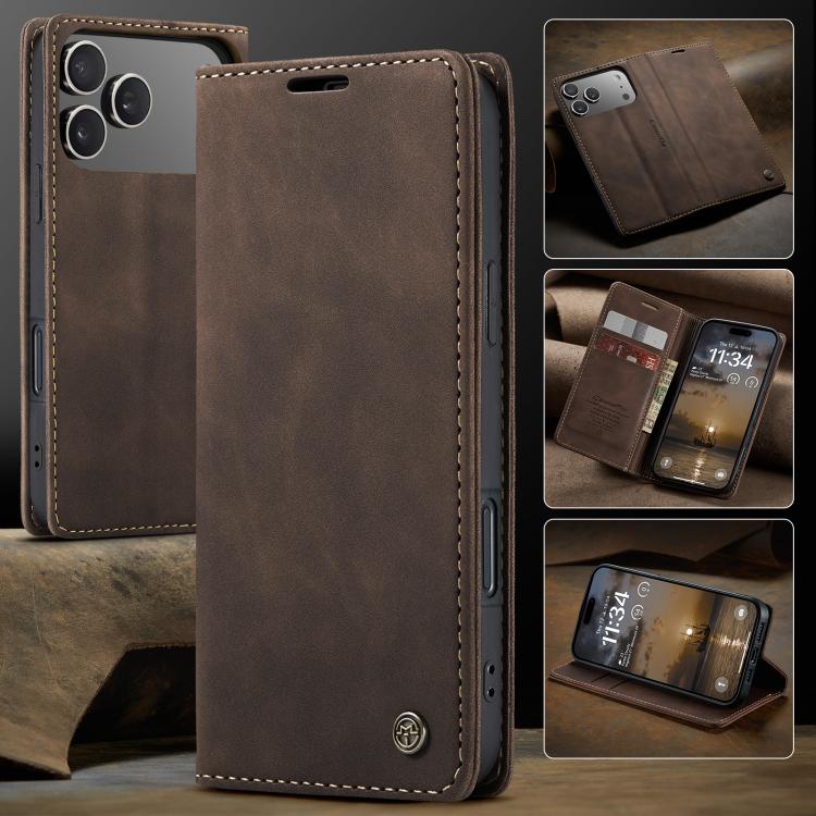For iPhone 17 Pro CaseMe 013 Multifunctional Horizontal Flip Leather Phone Case