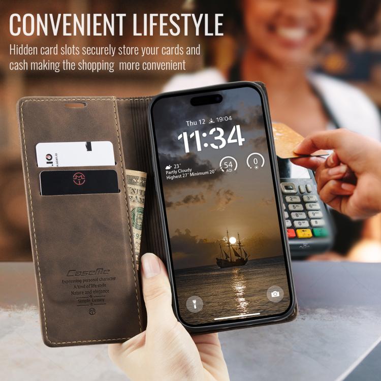 For iPhone 17 Pro CaseMe 013 Multifunctional Horizontal Flip Leather Phone Case