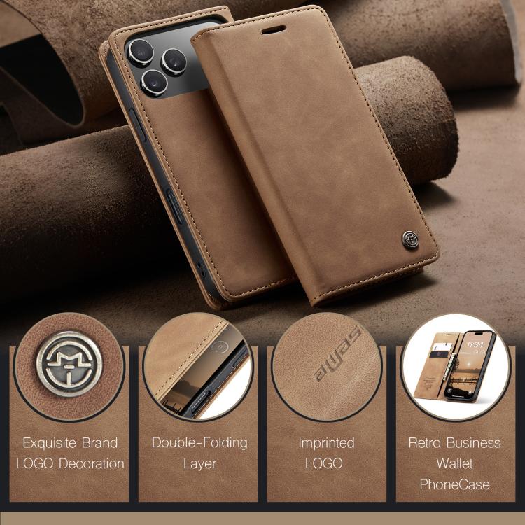 For iPhone 17 Pro CaseMe 013 Multifunctional Horizontal Flip Leather Phone Case