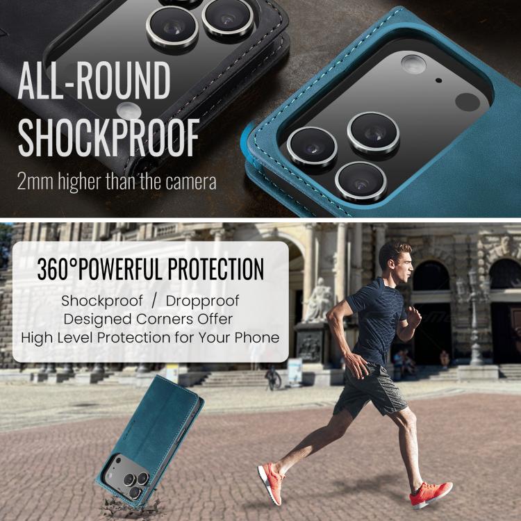 For iPhone 17 Pro CaseMe 013 Multifunctional Horizontal Flip Leather Phone Case