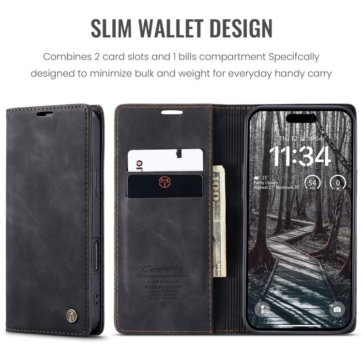 For iPhone 17 Pro CaseMe 013 Multifunctional Horizontal Flip Leather Phone Case