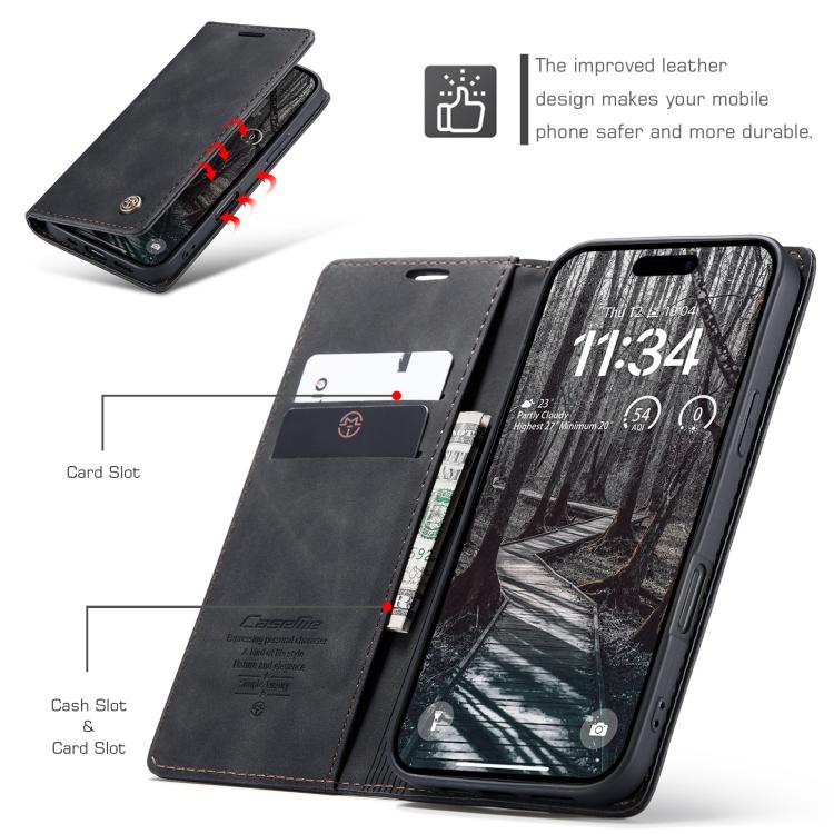 For iPhone 17 Pro CaseMe 013 Multifunctional Horizontal Flip Leather Phone Case