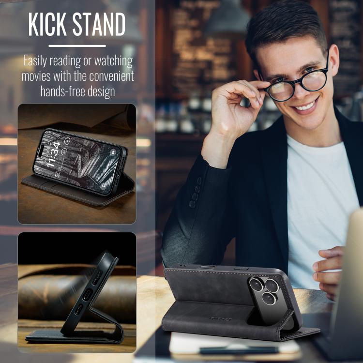 For iPhone 17 Pro CaseMe 013 Multifunctional Horizontal Flip Leather Phone Case