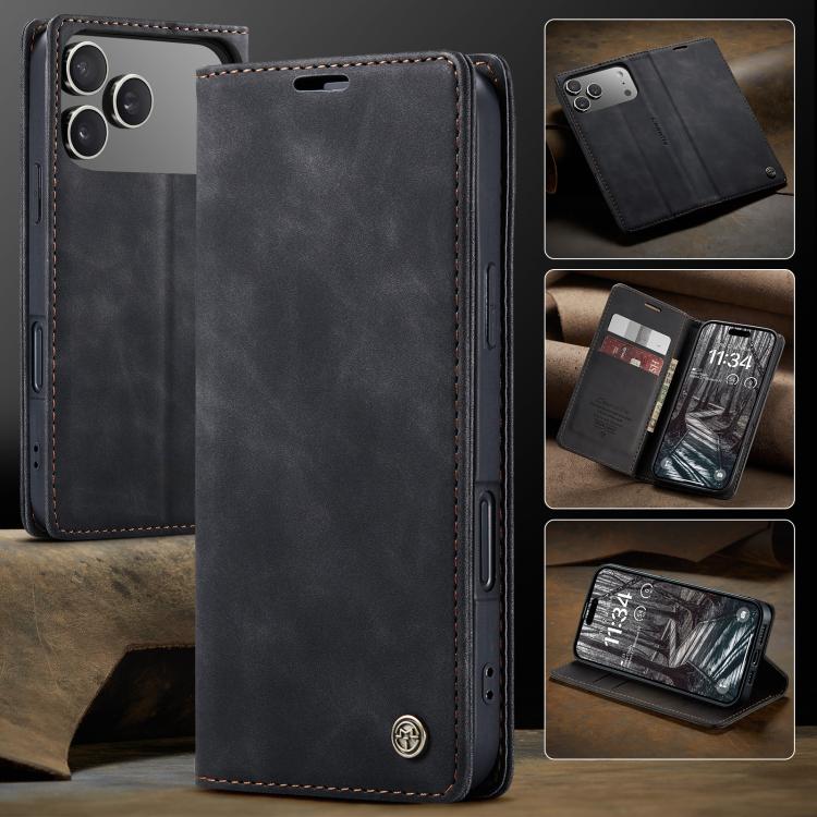 For iPhone 17 Pro CaseMe 013 Multifunctional Horizontal Flip Leather Phone Case