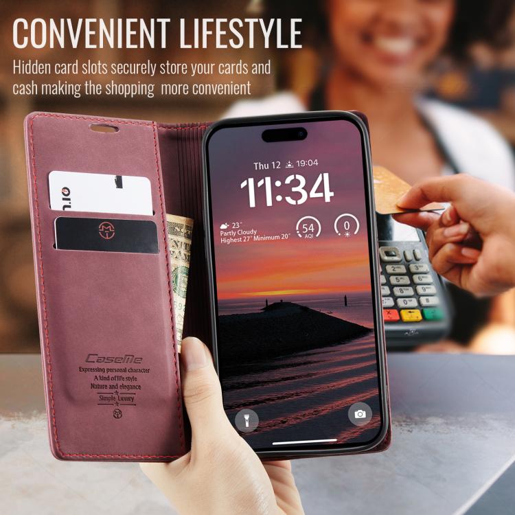 For iPhone 17 Pro Max CaseMe 013 Multifunctional Horizontal Flip Leather Phone Case