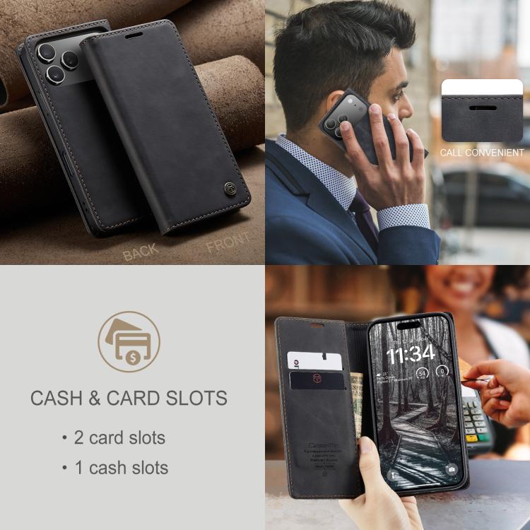 For iPhone 17 Pro Max CaseMe 013 Multifunctional Horizontal Flip Leather Phone Case