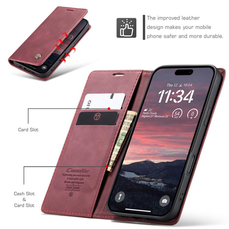 For iPhone Air CaseMe 013 Multifunctional Horizontal Flip Leather Phone Case