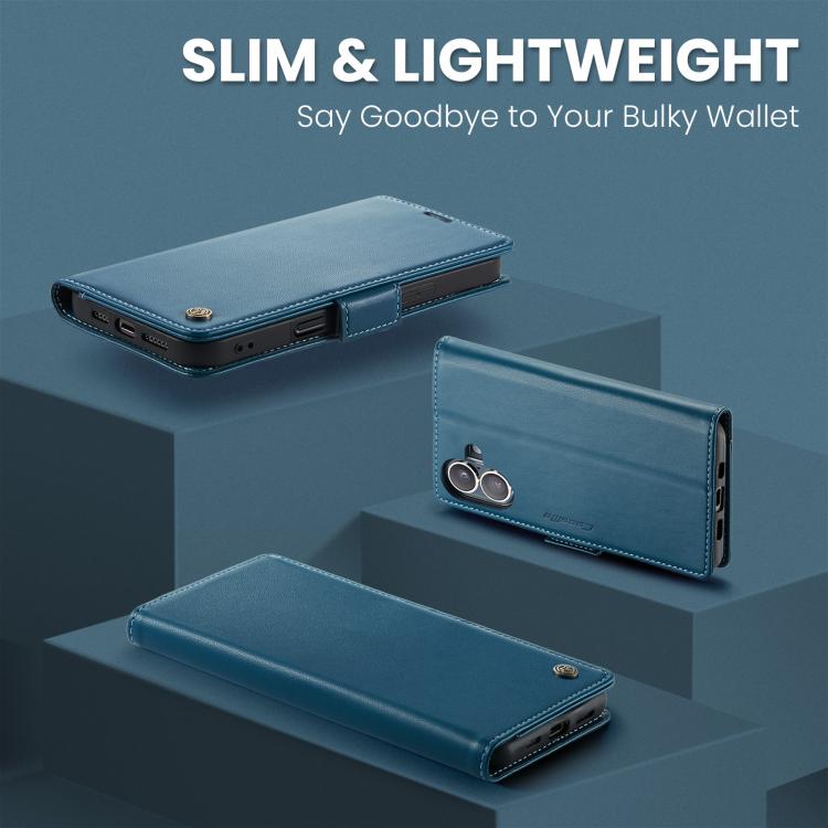 For iPhone 17 CaseMe 023 Butterfly Buckle Litchi Texture RFID Anti-theft Leather Phone Case