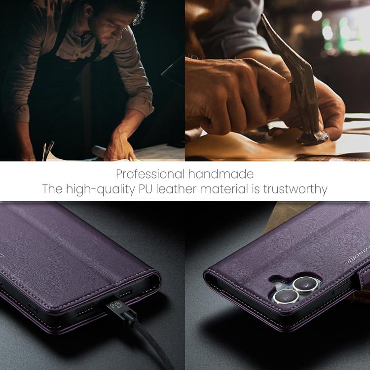 For iPhone 17 CaseMe 023 Butterfly Buckle Litchi Texture RFID Anti-theft Leather Phone Case