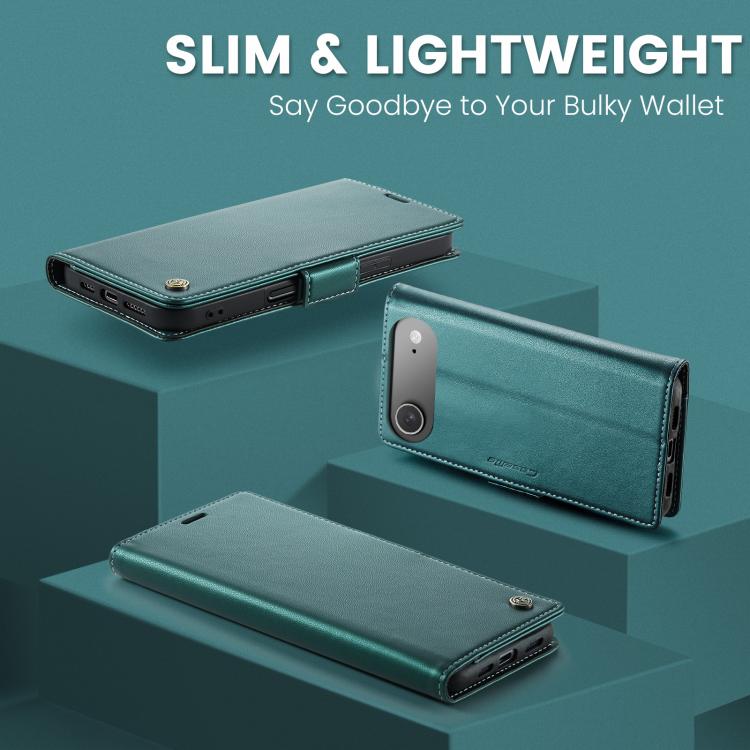 For iPhone Air CaseMe 023 Butterfly Buckle Litchi Texture RFID Anti-theft Leather Phone Case