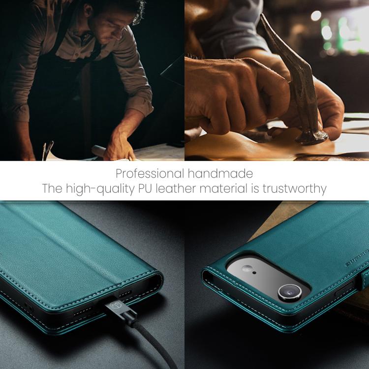 For iPhone Air CaseMe 023 Butterfly Buckle Litchi Texture RFID Anti-theft Leather Phone Case