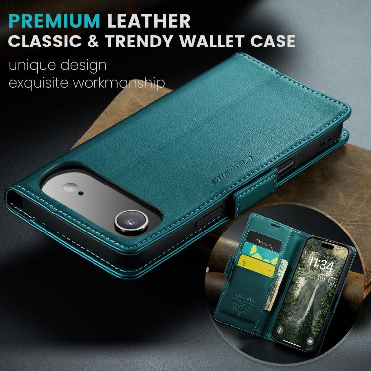 For iPhone Air CaseMe 023 Butterfly Buckle Litchi Texture RFID Anti-theft Leather Phone Case