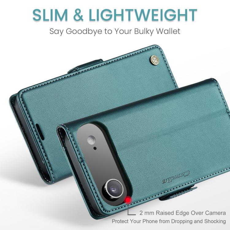 For iPhone Air CaseMe 023 Butterfly Buckle Litchi Texture RFID Anti-theft Leather Phone Case
