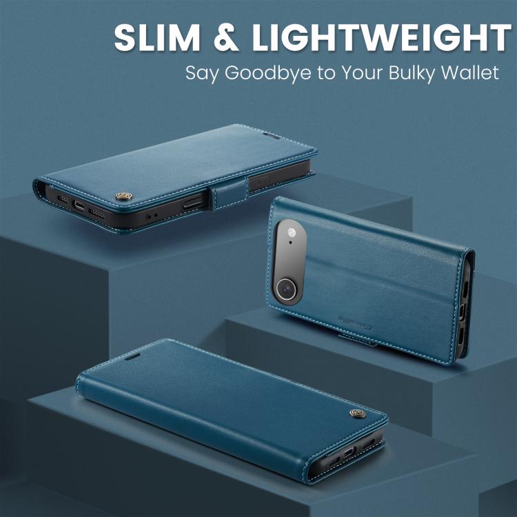 For iPhone Air CaseMe 023 Butterfly Buckle Litchi Texture RFID Anti-theft Leather Phone Case