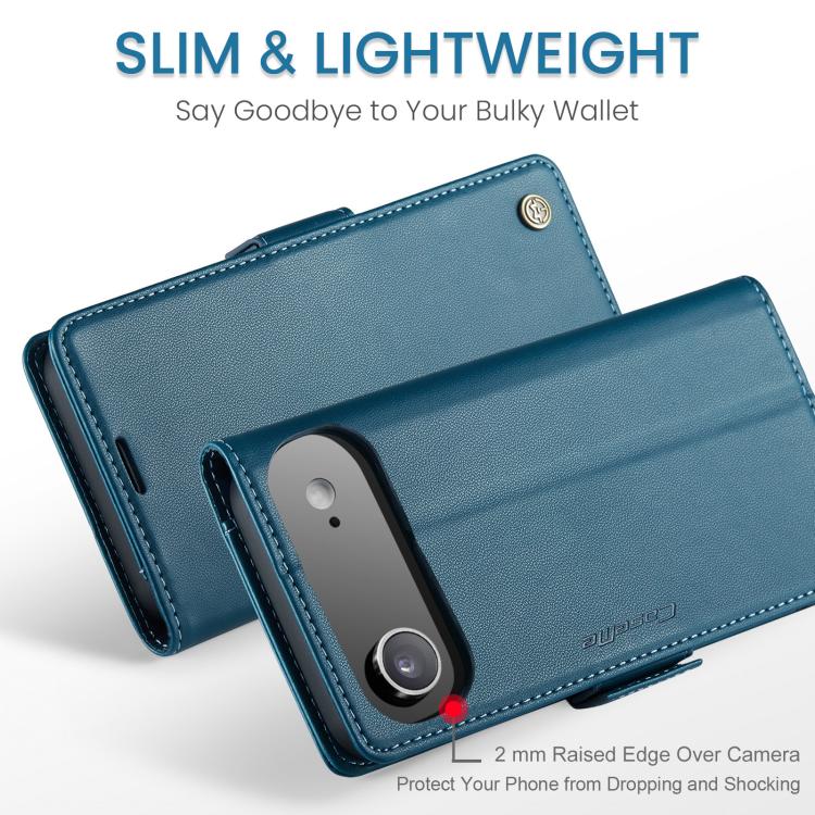 For iPhone Air CaseMe 023 Butterfly Buckle Litchi Texture RFID Anti-theft Leather Phone Case