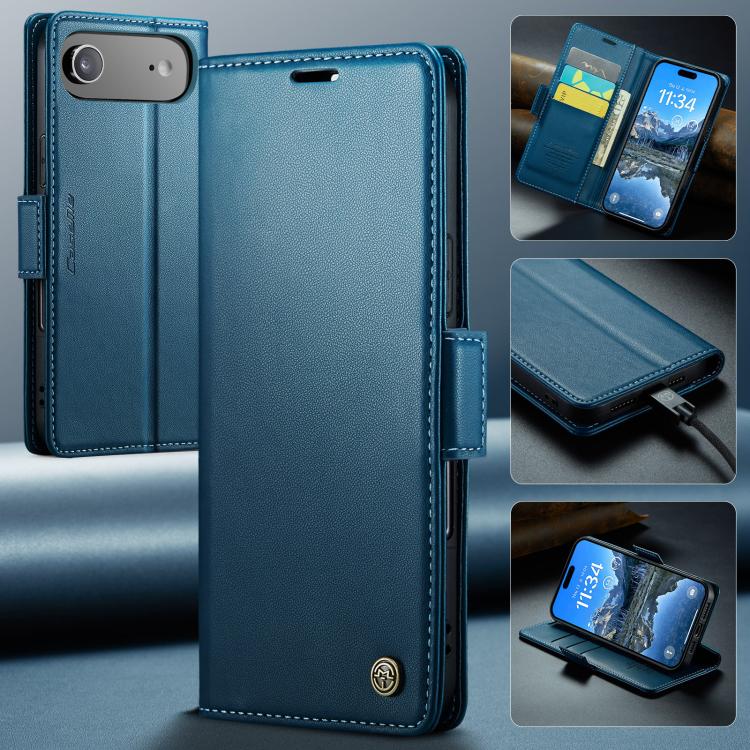 For iPhone Air CaseMe 023 Butterfly Buckle Litchi Texture RFID Anti-theft Leather Phone Case