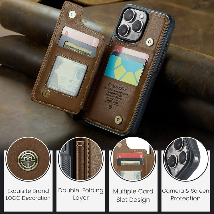 For iPhone 16 Pro Max CaseMe C22 Card Slots Holder RFID Anti-theft Phone Case